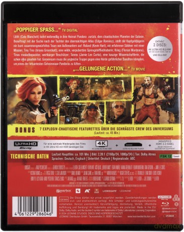 Borderlands [Blu-Ray 4K]+[Blu-Ray]