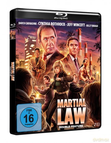 CYNTHIA ROTHROCK: Martial Law 1+2 [Blu-Ray]
