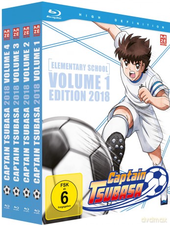 Captain Tsubasa 2018 - Gesamtausgabe - Bundle - Vol.1-4 - [Blu-Ray]