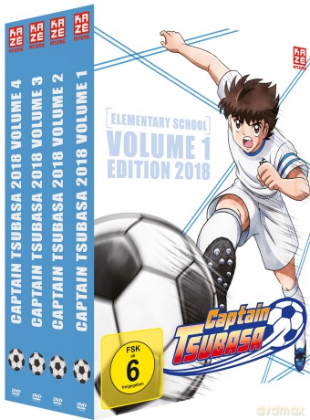 Captain Tsubasa 2018 - Gesamtausgabe - Bundle - Vol.1-4 - [DVD]