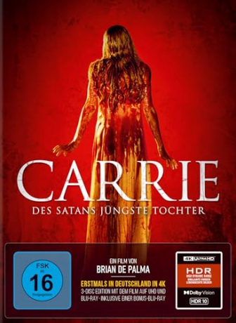 Carrie (mediabook) [Blu-Ray 4K]+[Blu-Ray]