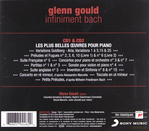 Glenn Gould: Infiniment Bach [2CD]
