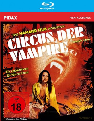 Circus der Vampire (Vampire Circus) Kult Horrorfilm der legendären Hammer Film Studios (Pidax Film-Klassiker) [Blu-Ray]