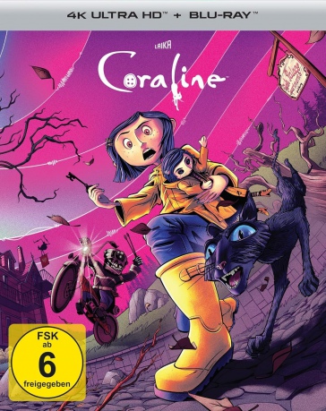 Coraline (Koralina i tajemnicze drzwi) (steelbook) [Blu-Ray 4K]+[Blu-Ray]