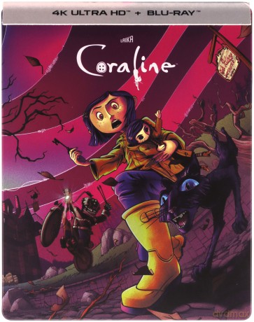 Coraline (Koralina i tajemnicze drzwi) (steelbook) [Blu-Ray 4K]+[Blu-Ray]
