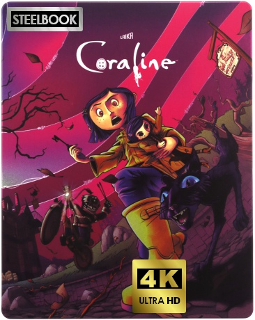 Coraline (Koralina i tajemnicze drzwi) (steelbook) [Blu-Ray 4K]+[Blu-Ray]
