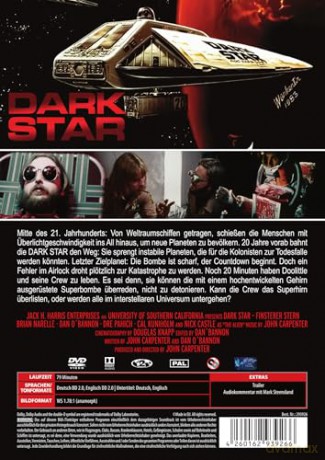 Dark Star - John Carpenters legendärer Weltraum-Wahnsinn - Der Klassiker mit philosophischen Bomben - Eine verrückte Science Fiction Komödie [DVD]