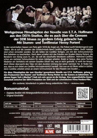 Das Fräulein von Scuderi (E. T. A. Hoffmann) (Neuauflage) [DVD]