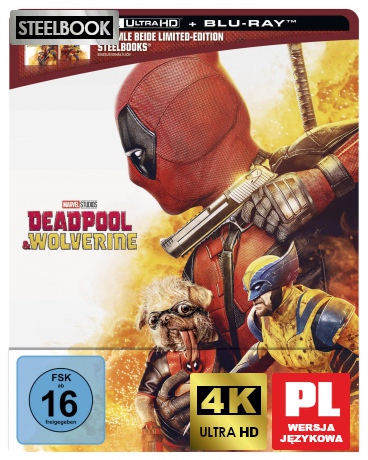 Deadpool & Wolverine (steelbook) [Blu-Ray 4K]+[Blu-Ray]