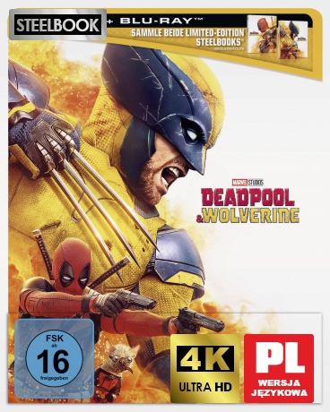 Deadpool & Wolverine (steelbook) [Blu-Ray 4K]+[Blu-Ray]