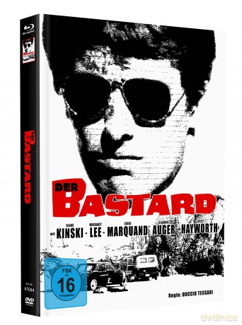 Der Bastard - Klaus Kinski - Mediabook - Cover H (inkl. 28 Seiten Booklet, Poster A4 gefaltet, beidseitig bedruckt, 3 PictureCards beidseitig bedruckt, 1 Untersetzer) [Blu-Ray]