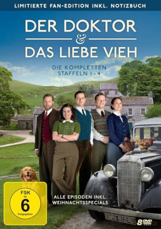Der Doktor und das liebe Vieh - Die kompletten Staffeln 1-4 LTD. - Die limitierte Fan-Edition inkl. Notizbuch [DVD]