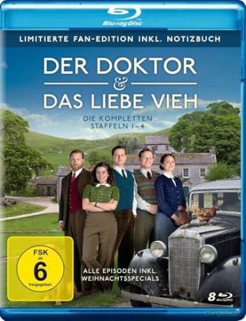 Der Doktor und das liebe Vieh - Die kompletten Staffeln 1-4 LTD. - Die limitierte Fan-Edition inkl. Notizbuch [Blu-Ray]