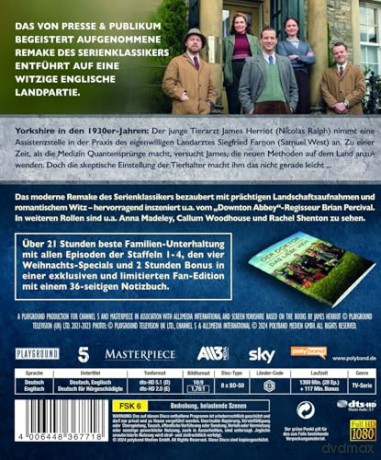Der Doktor und das liebe Vieh - Die kompletten Staffeln 1-4 LTD. - Die limitierte Fan-Edition inkl. Notizbuch [Blu-Ray]