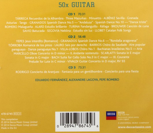 50 X Guitar [3CD]