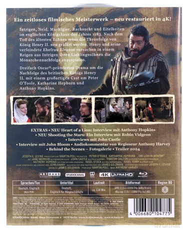 The Lion in Winter (Lew w zimie) [Blu-Ray 4K]+[Blu-Ray]