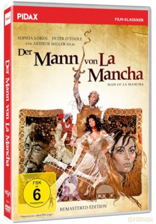 Der Mann von La Mancha - Mehrfach preisgekröntes Musical-Meisterwerk mit Starbesetzung (Pidax Film-Klassiker) OT: Man of La Mancha [DVD]