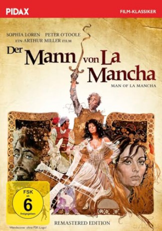 Der Mann von La Mancha - Mehrfach preisgekröntes Musical-Meisterwerk mit Starbesetzung (Pidax Film-Klassiker) OT: Man of La Mancha [DVD]