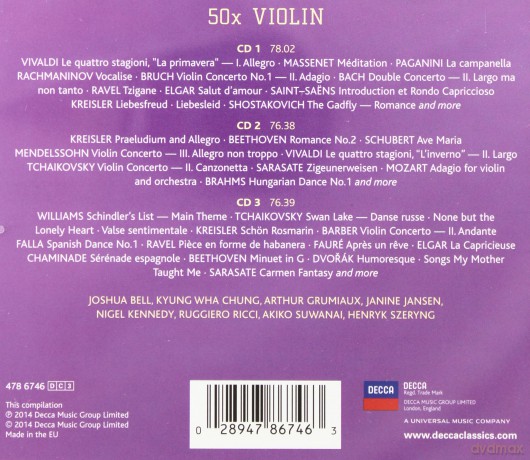 50 X Violin [3CD]