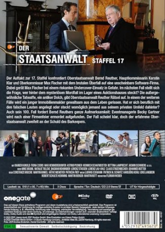 Der Staatsanwalt Staffel 17 [DVD]