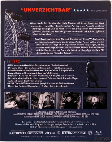 The Third Man (Trzeci człowiek) [Blu-Ray 4K]+[Blu-Ray]