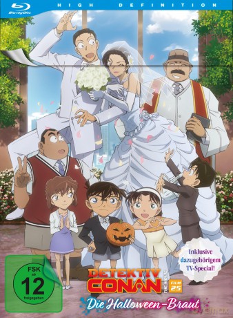 Detektiv Conan: Die Halloween Braut - 25. Film + Detektiv Conan: Lovestory im Polizeihauptquartier - Am Abend vor der Hochzeit - [Blu-Ray]
