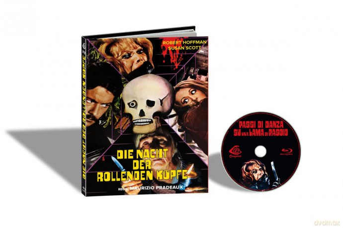 Die Nacht der rollenden Köpfe - Mediabook - Cover A - Deutsches KInoplakat - Limited Edition auf 500 Stück [Blu-Ray]