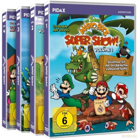 Die Super Mario Bros. Super Show! Die komplette Videospiel Serie - 52-teilige Serie - Abenteuer mit Mario, Luigi, Peach und Bowser [DVD]