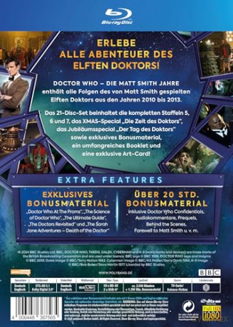 Doctor Who - Die Matt Smith Jahre: Der komplette 11. Doktor inkl. Postkarte LTD. [Blu-Ray]