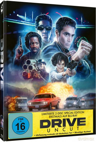 Drive - Uncut | Mediabook (2x Blu-ray Disc) - Cover B (666 Stück) [Blu-Ray]