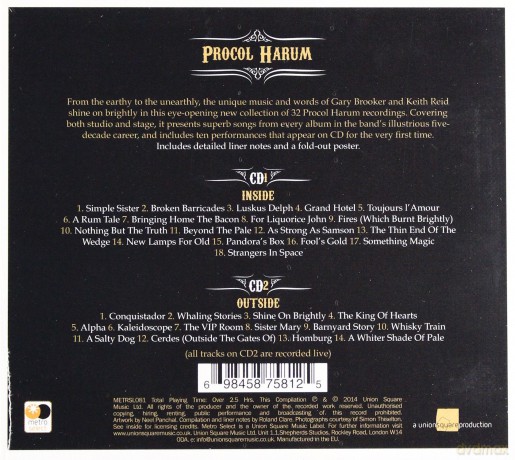 Procol Harum: Inside Outside (digipack) [2CD]
