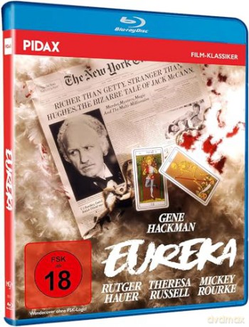 Eureka - virtuoses Meisterwerk von Nicolas Roeg - Extzentrisch brutaler Thriller in brillianter Bildqualität mit Starbesetzung wie Gene Hackman, Rutger Hauer und Theresa Russell [Blu-Ray]