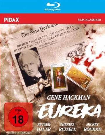 Eureka - virtuoses Meisterwerk von Nicolas Roeg - Extzentrisch brutaler Thriller in brillianter Bildqualität mit Starbesetzung wie Gene Hackman, Rutger Hauer und Theresa Russell [Blu-Ray]