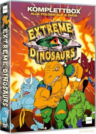 Extreme Dinosaurs - Die Komplettbox: Vollständige 52-teilige 90er Zeichentrickserie - Dinosaurier Action Serie (Pidax Animation) [DVD]