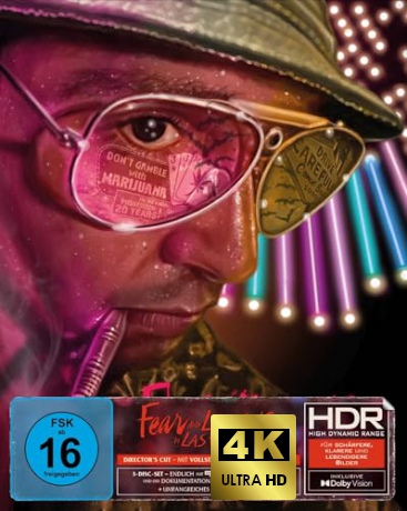 Fear and Loathing in Las Vegas (Las Vegas Parano) [Blu-Ray 4K]+[2xBlu-Ray]