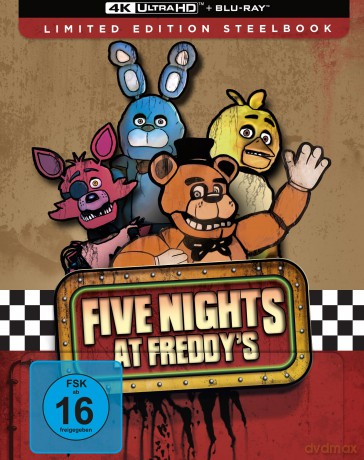 Five Nights at Freddy's (Pięć koszmarnych nocy) (steelbook) [Blu-Ray 4K]+[Blu-Ray]