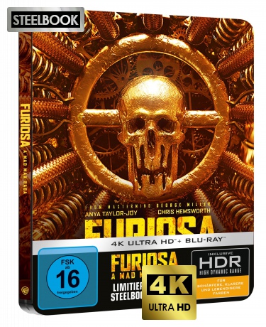 Furiosa: A Mad Max Saga (steelbook) [Blu-Ray 4K]+[Blu-Ray]