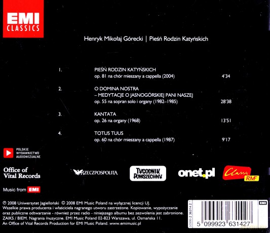 Pieśń Rodzin Katyńskich [CD]