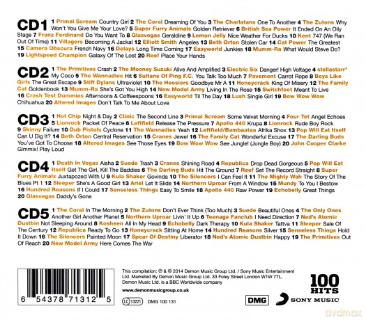 100 Hits - Indie Anthems [5CD]