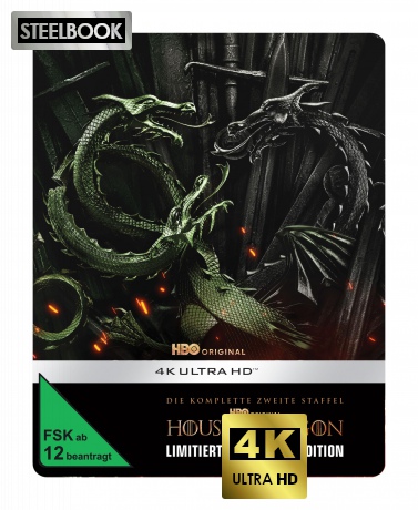 House of the Dragon Season 2 (Ród smoka) (steelbook) [Blu-Ray 4K]+[Blu-Ray]