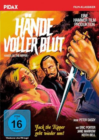 Hände voller Blut (Jack the Ripper kehrt zurück) Kult-Horrorfilm mit Starbesetzung aus den legendären Hammer Film Studios (OT: Hands of the Ripper) [DVD]