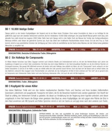 ITALIEN WESTERN BLU-RAY BUNDLE NR. 2 (3 BLU-RAYS) [Blu-Ray]