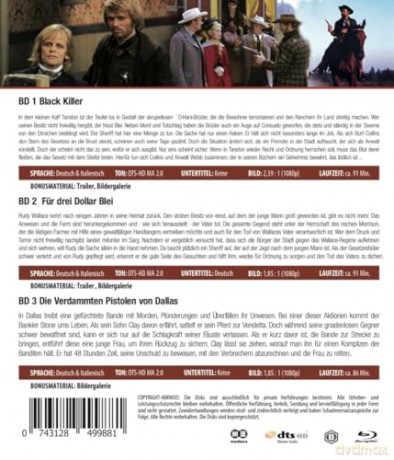 ITALIEN WESTERN BLU-RAY BUNDLE NR. 3 (3 BLU-RAYS) [Blu-Ray]