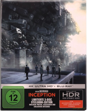 Incepcja (steelbook) [Blu-Ray 4K]+[2xBlu-Ray]