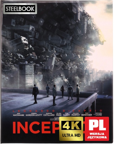 Incepcja (steelbook) [Blu-Ray 4K]+[2xBlu-Ray]