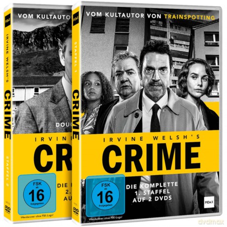 Irvine Welsh's CRIME - Die komplette 12-teilige Krimi-Serie vom Trainspotting Kult-Autor (Gesamtedition: Staffel 1 + 2) zzgl. Bonusfilm Killing Candy [DVD]