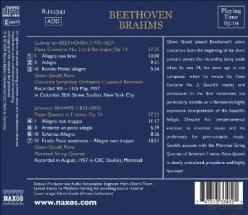 Glenn Gould: Beethoven: Piano Concerto No.2 [CD]