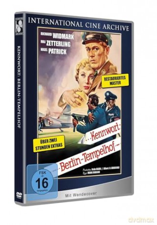 Kennwort: Berlin-Tempelhof (1955) - Deutsche DVD-Premiere - Über 2 Stunden Extras - Mit Richard Widmark - Restauriertes Master [DVD]