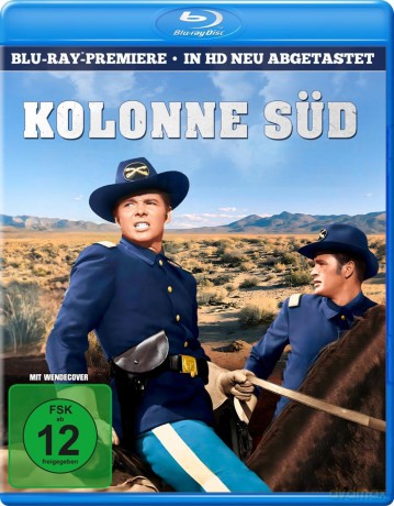 Kolonne Süd (Column South) meisterhaft inszinierter Bürgerkrieg Kavallierie-Western mit Audi Murphy und Navajo-Indianer [Blu-Ray]