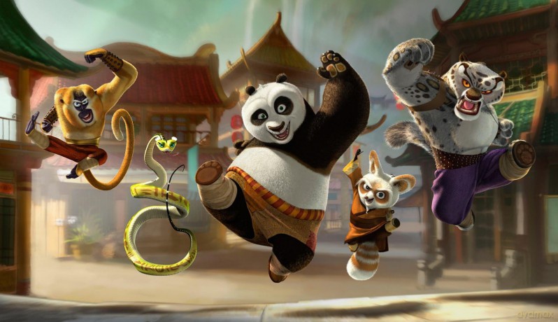 Kung Fu Panda - 1-4 Collection [DVD]